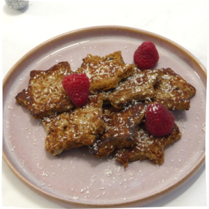 Gezonde kerstbrunch voor het hele gezin. Kerstrecepten voor kinderen zoals deze gezonde wentelteefjes
