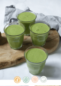 Smoothie met spinazie en peer